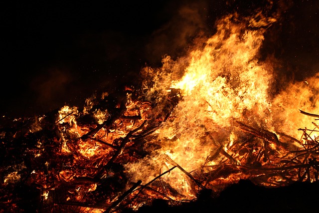 Frank McGrew Overtaken By Flames